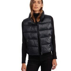 Pajar Vela Black Puffer Vest Sz XS EUC